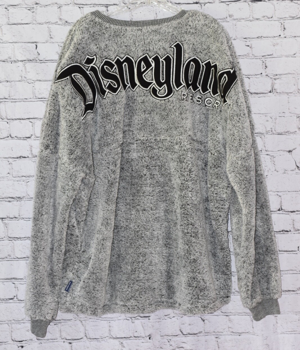 Disney Resort | Sweaters | Disneyland Parks Sherpa Fuzzy Spirit Gray Jersey XXL